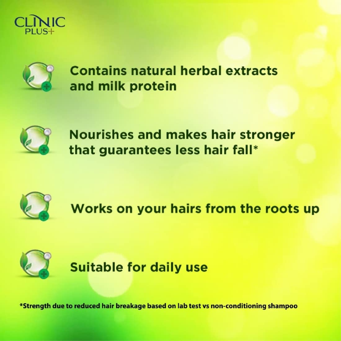 Clinic Plus Naturally Strong Health Shampoo with Herbal Extracts|| 355 ml