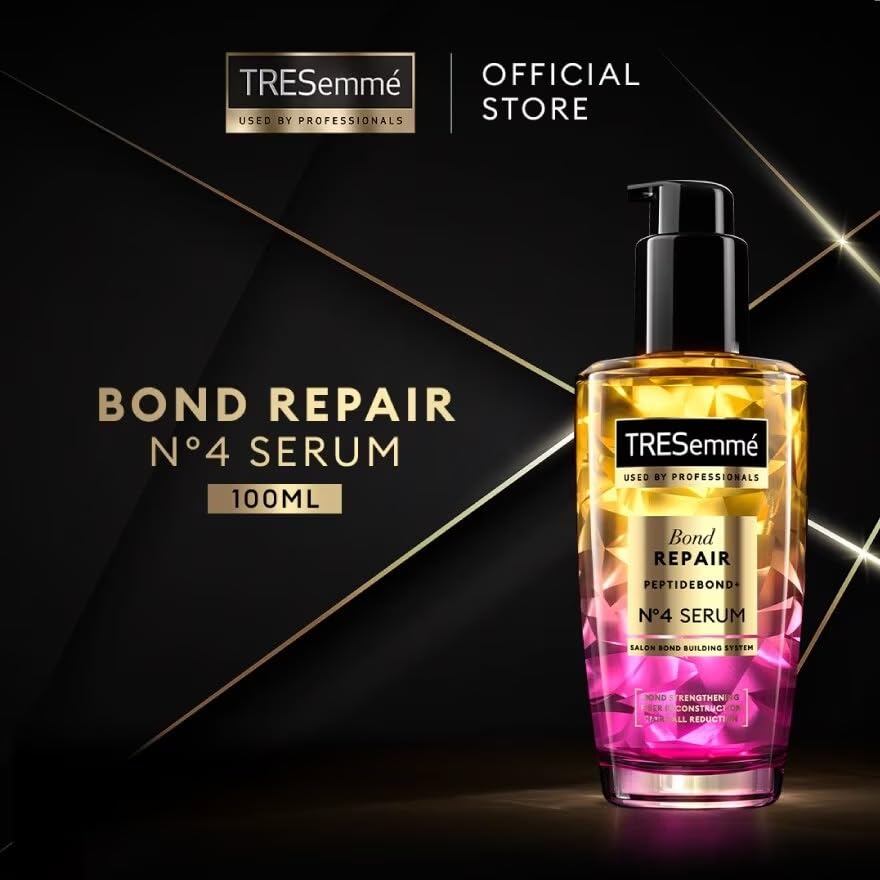 Tresemme Serum Bond Repair Peptidebond+ No4 Repair Bonds Broken By Heat And Styling Damage 100 Ml.