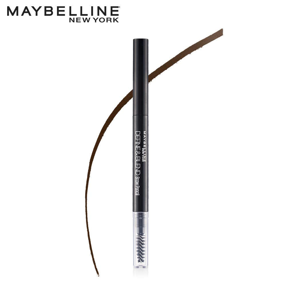 Maybelline New York Brow Pencil, With Spoolie, Long-lasting and Natural-looking Results,Natural Brown, 0.16 g