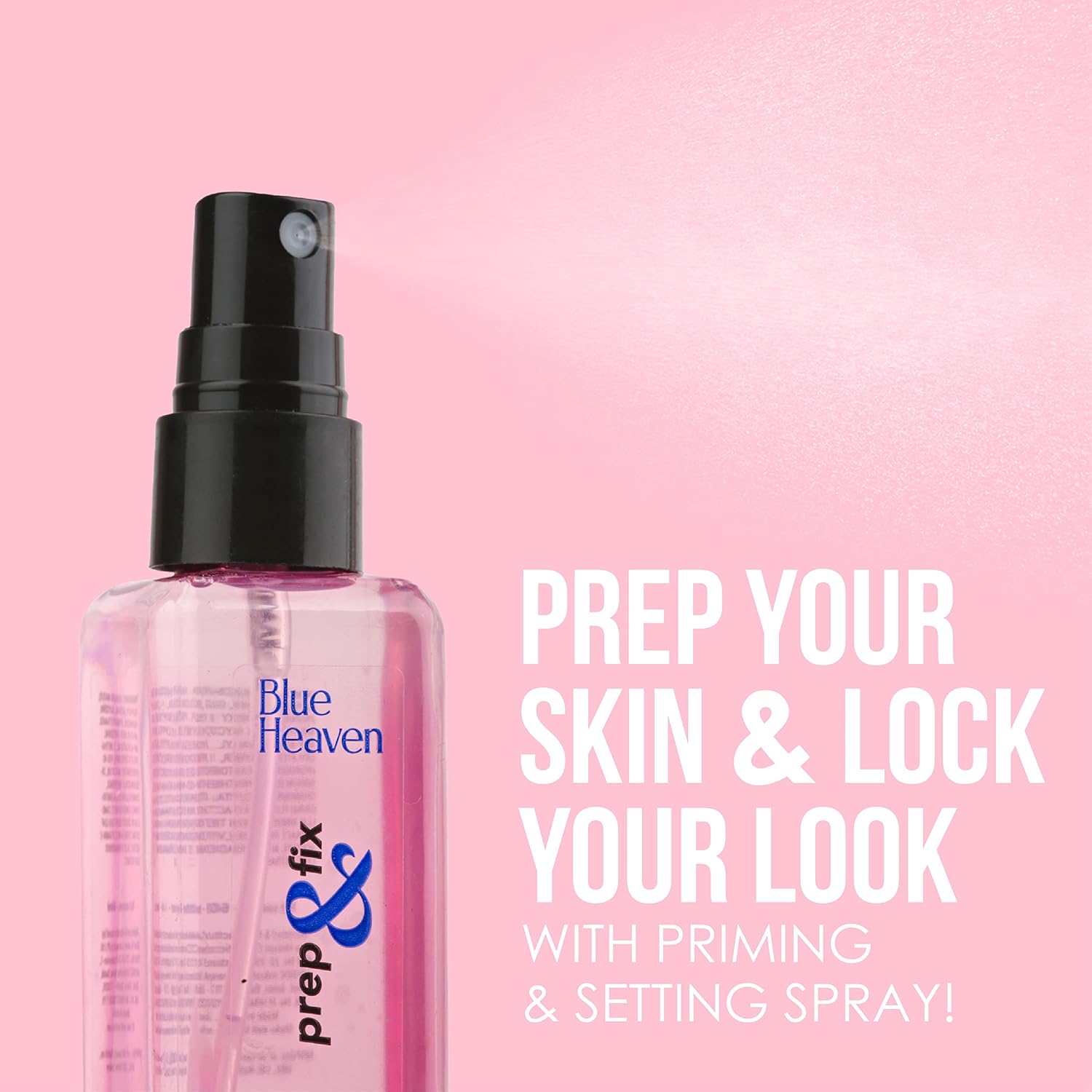 Blue Heaven Prep & Fix 2 in 1 Primer + Makeup Fixer | Infused With Aloe Vera and Vitamin-E | Setting spray & Primer for Face Makeup | 60ml