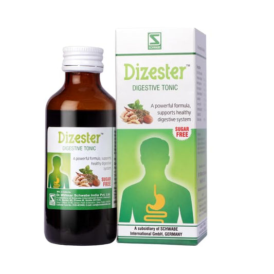 Dr Willmar Schwabe India Homoeopathic Dizester Syrup (100ml) for Indigestion Acidity Gas