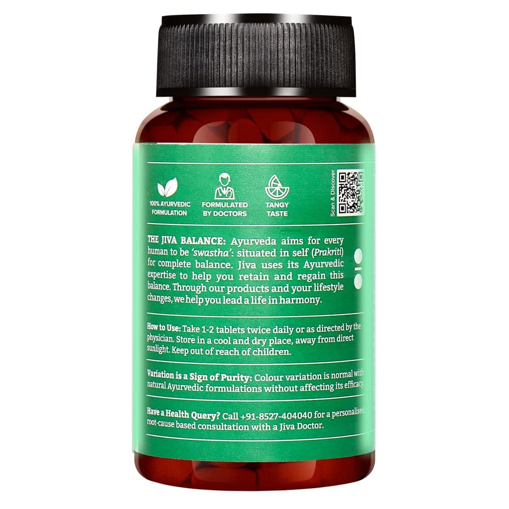Jiva Ayurveda DigestAll (120 Tablets) For bowel movements, Healthy stomach, Digestion,Appetite