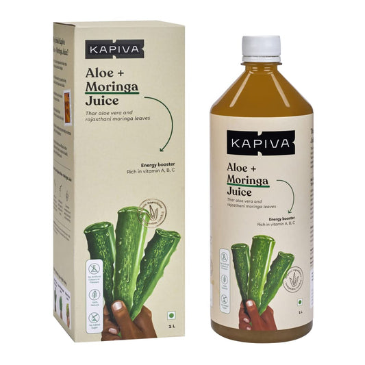 Kapiva Aloe Vera + Moringa Juice (1L)