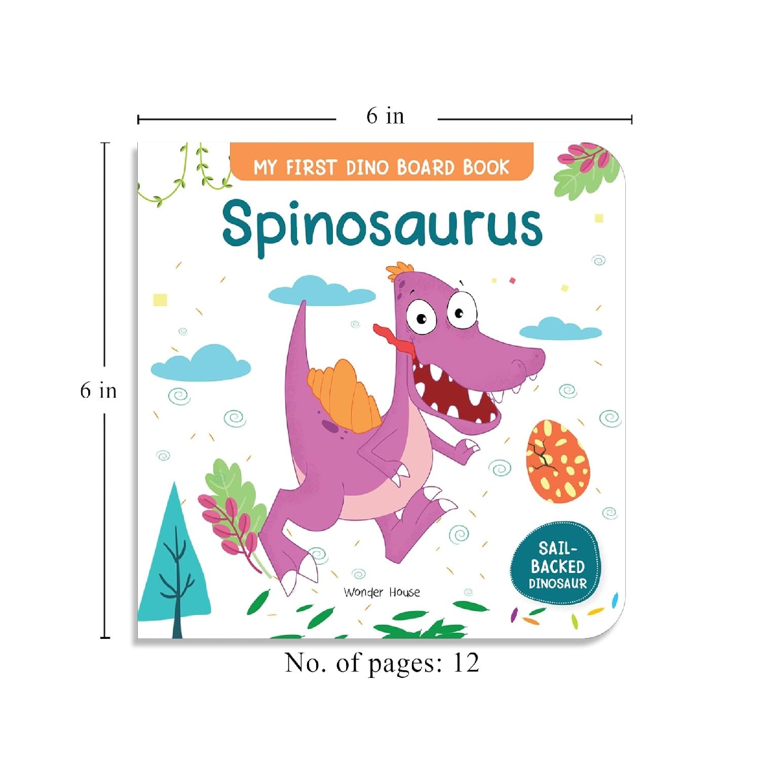 Spinosaurus – My First Dino Board Book: Illustrated Dinosaur Picture Book for Kids | Board Book