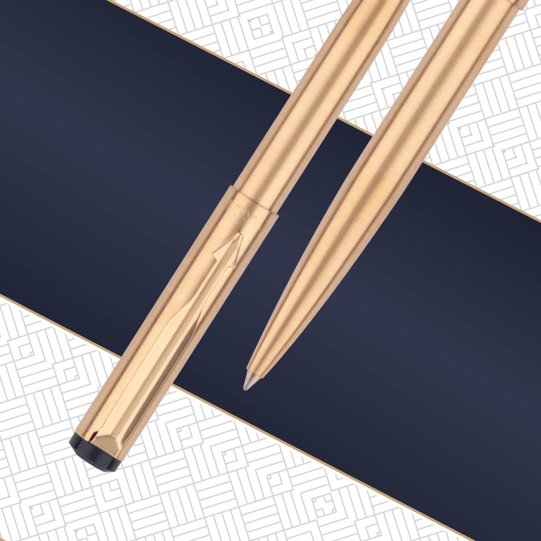 Parker Vector Gold Fountain Pen Vector Gold Ball Pen