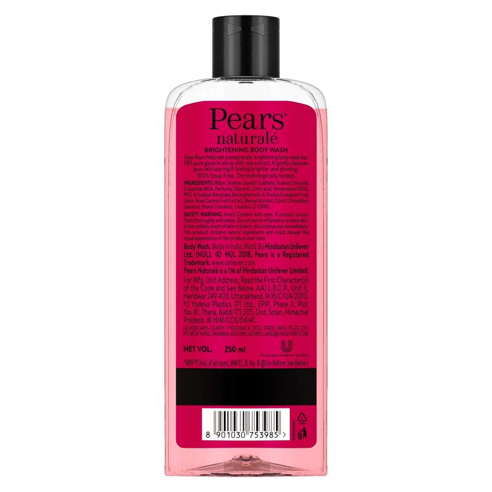 Pears Oil Clear & Glow And Naturale Brightening Pomegranate Body Wash Combo - Combo