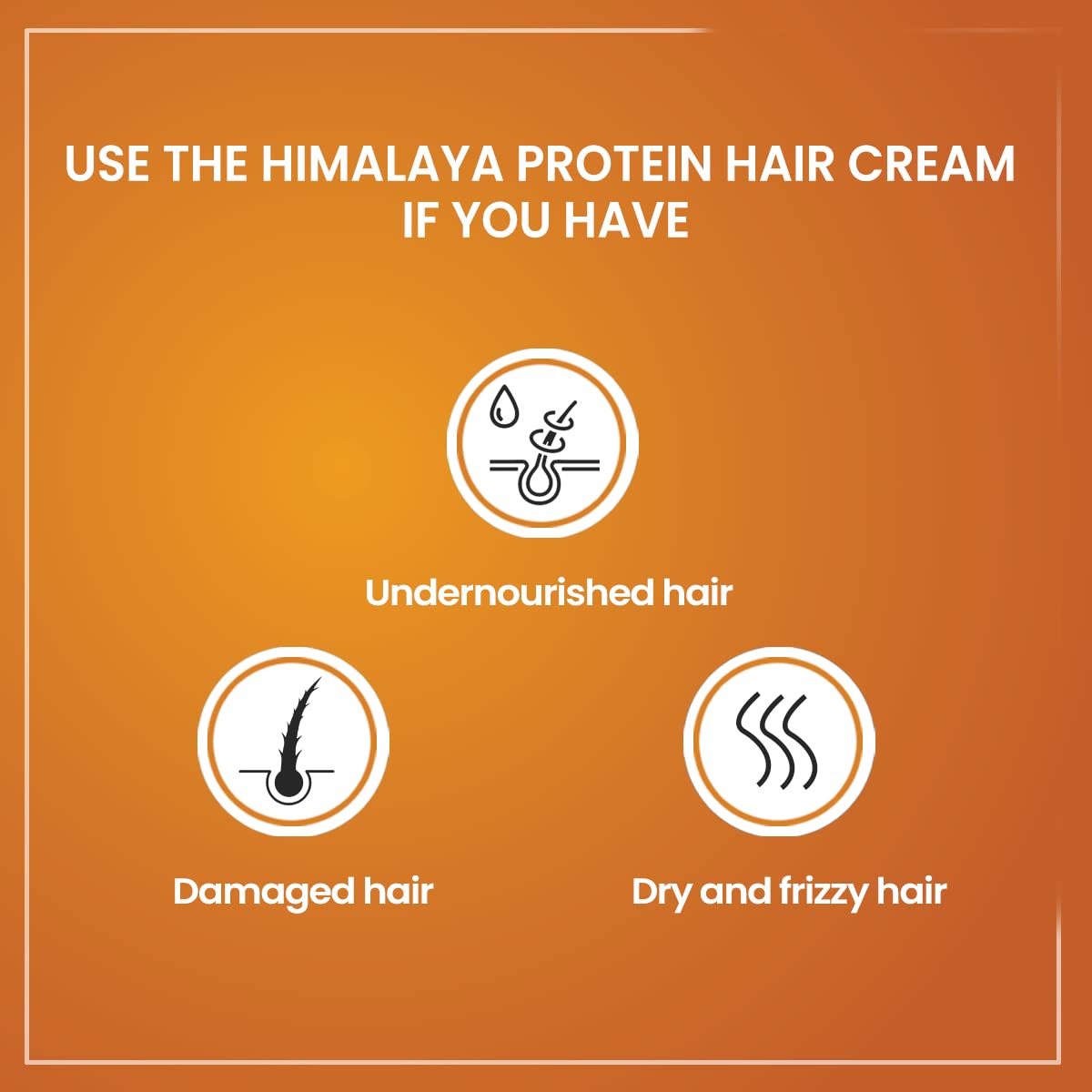 Himalaya Protein Hair Cream | Controls Hair Damage & Improves Hair Conditioning | Non Sticky Oil Replacement Hair Cream| With Chickpea & Amla | For Women & Men | 200ml