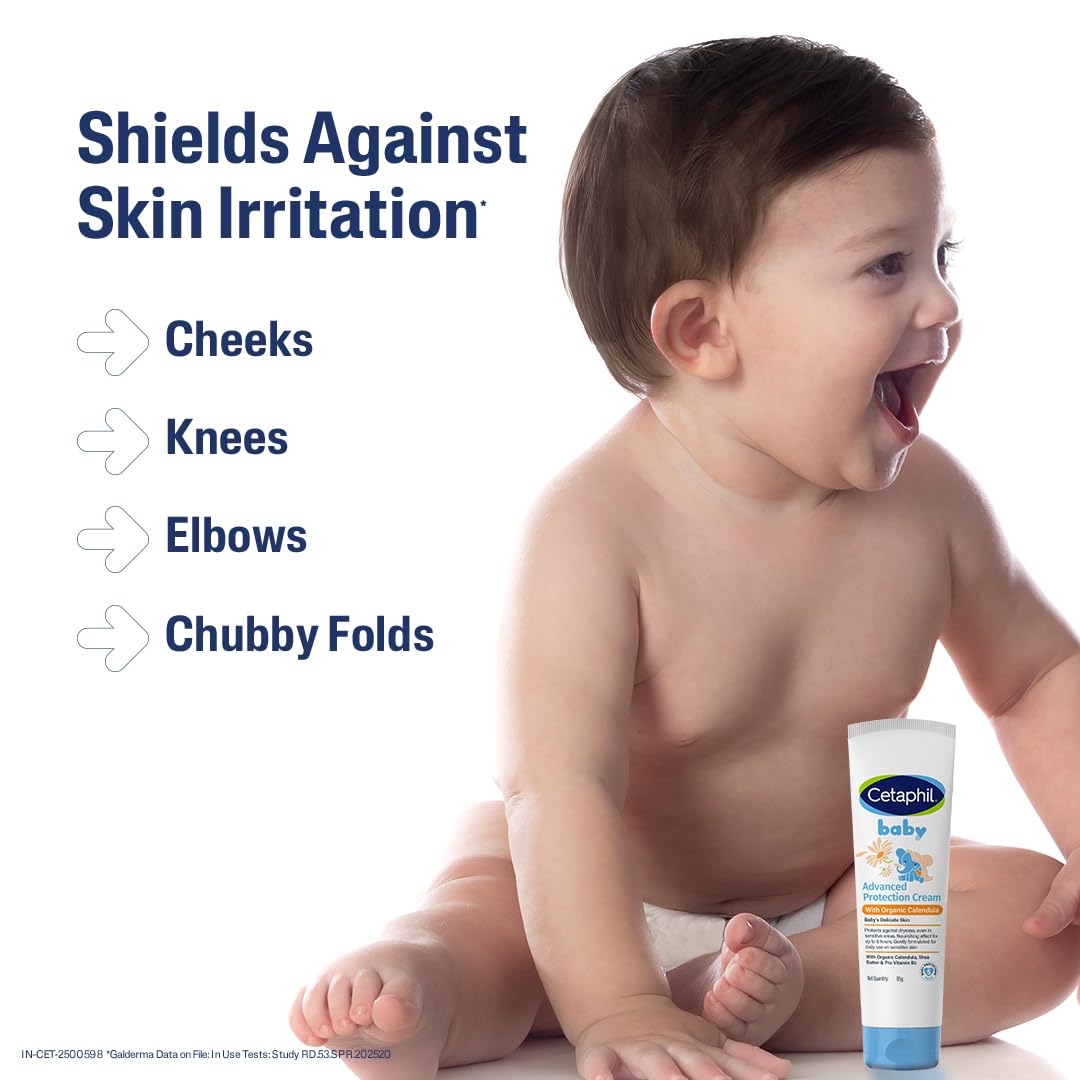 Cetaphil Baby Cream Face And Body Moisturizing Cream With Organic Calendula 85g