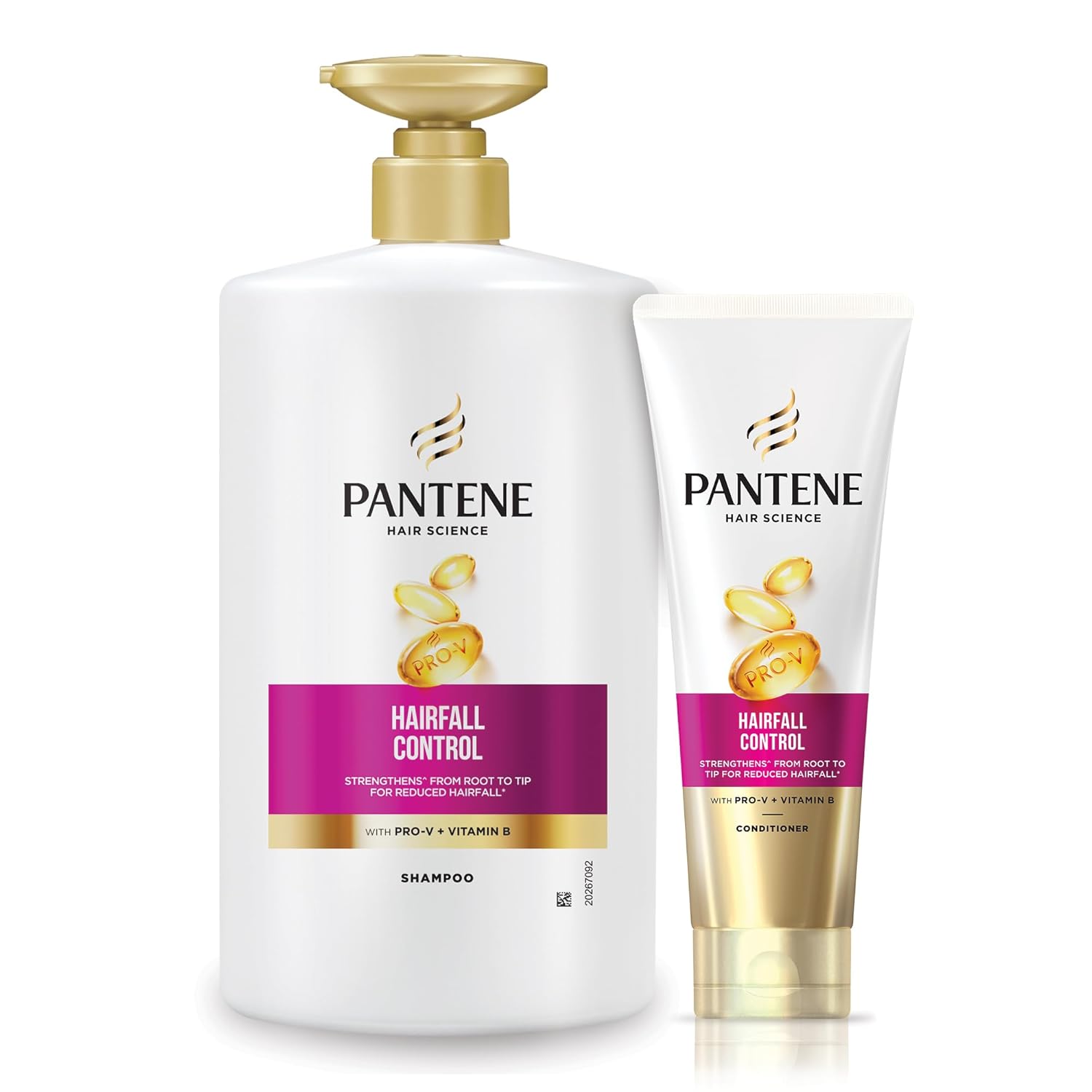 Pantene Advanced Hair Fall Solution Shampoo And Conditioner Duo 1 L And 180 Ml