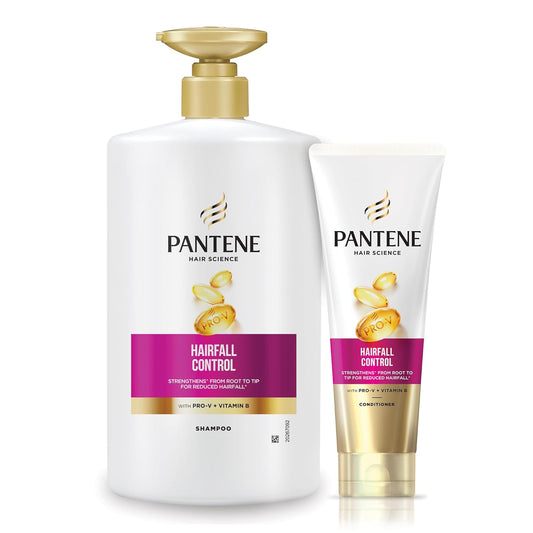 Pantene Advanced Hair Fall Solution Shampoo And Conditioner Duo 1 L And 180 Ml