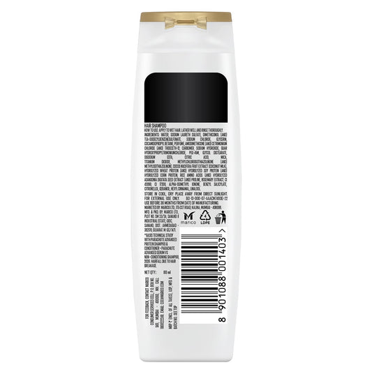 Parachute Advansed Protein Shampoo with Coconut Milk & Rosemary | Up to 96% Hair Fall Reduction & up to 23X Hair Fall Control | Protein Lock Technology | Paraben free | For Men & Women | 80ml