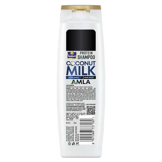 Parachute Advansed Protein Shampoo with Coconut Milk & Amla | Up to 48 hr Shine | Ultra Shine | Protein Lock Technology | Paraben free | For Men & Women | 170ml
