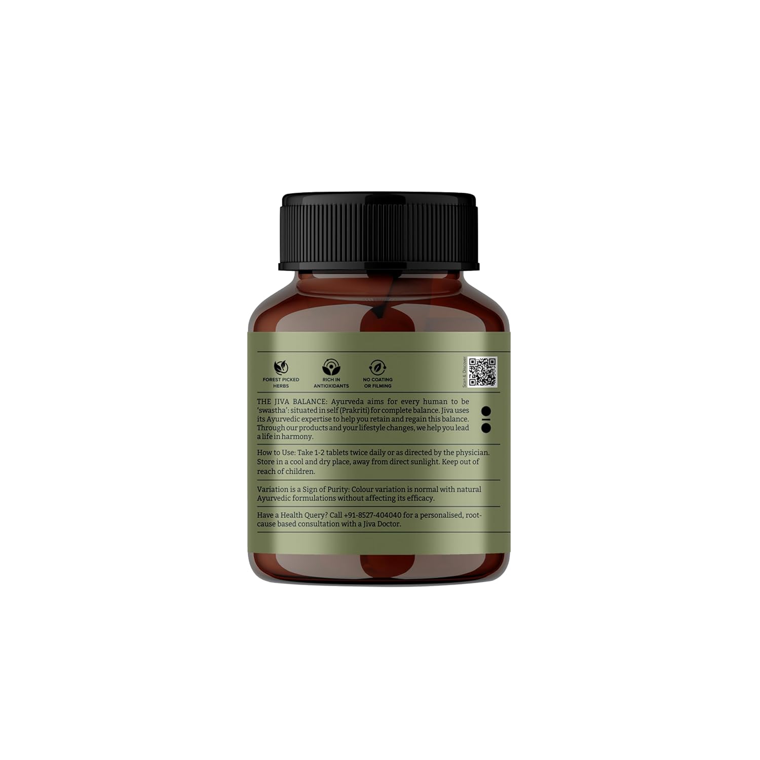 Jiva Arjuna Tablets 500mg Promotes Heart Health | Manages Cholesterol Level - 60 Tablet (Pack of 1)