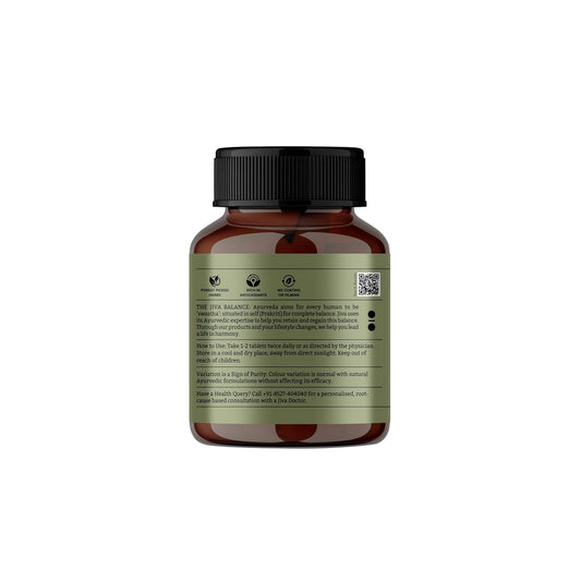 Jiva Arjuna Tablets 500mg Promotes Heart Health | Manages Cholesterol Level - 60 Tablet (Pack of 1)