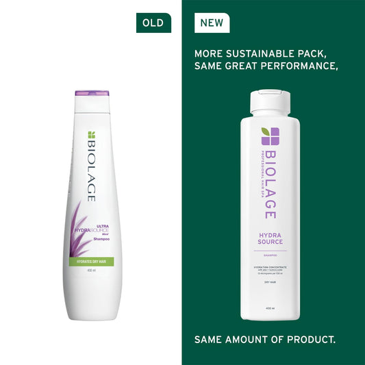 BIOLAGE Hydrasource Shampoo | Paraben free|Hydrates & Moisturizes Dry Hair | For Dry Hair