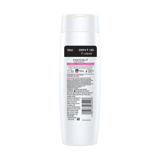 Pantene Advanced Hairfall Solution Anti Hairfall Shampoo For Women 180ml