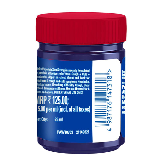 Vicks VapoRub Xtra Strong, 25 ml