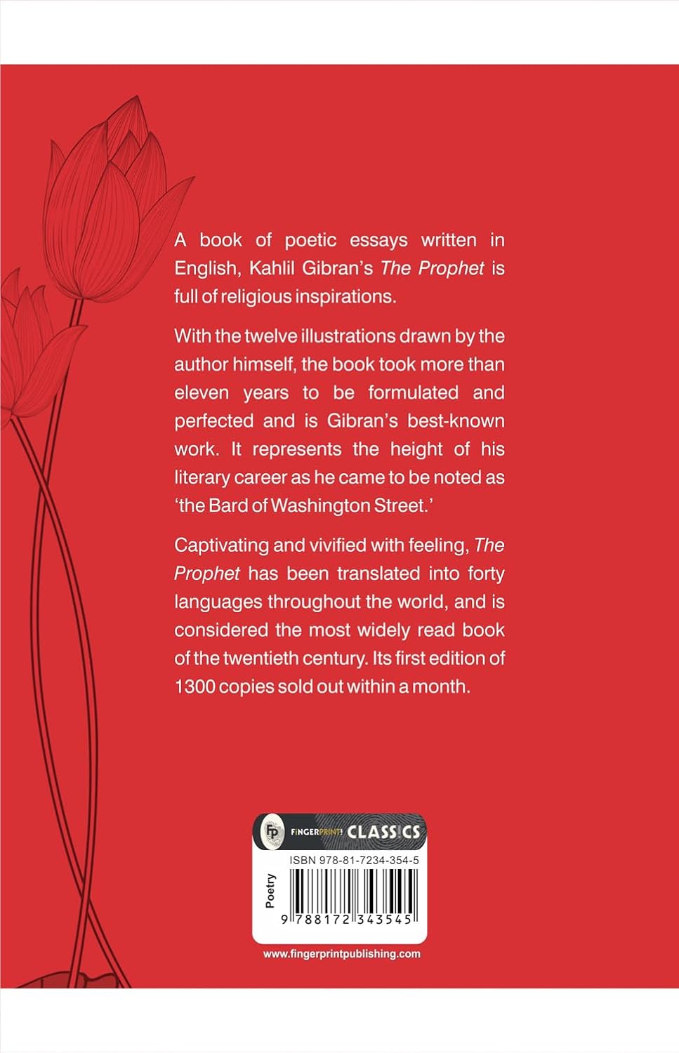 The Prophet Paperback -Book