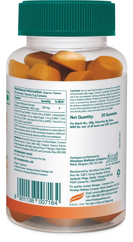 Himalaya Turmeric Gummies |Pack of 30