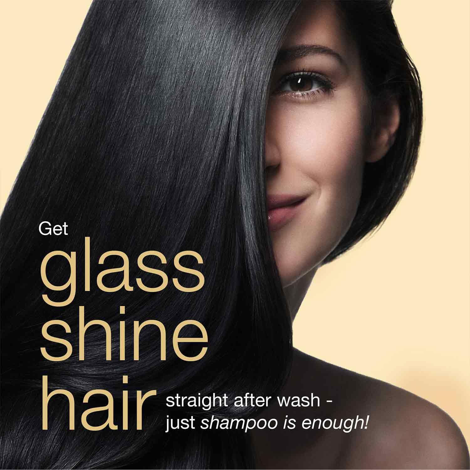 Nyle ++ Serum Shampoo | Glass Shine Hair | Infused with Macadamia Nut Oil Serum | Shine-Enhancing Serum Blend | 340ml