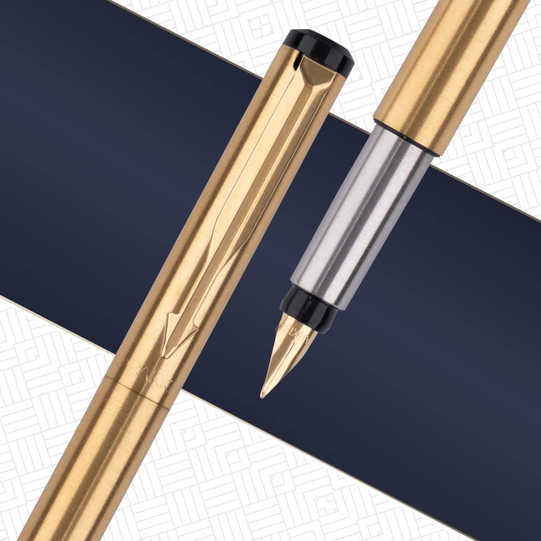 Parker Vector Gold Fountain Pen Vector Gold Ball Pen