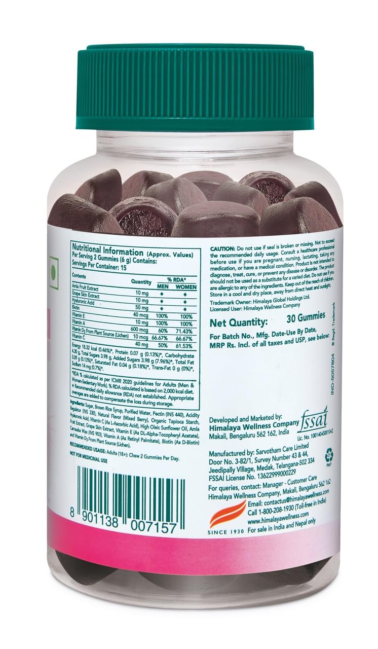 Himalaya Skin & Nail Health Gummies | Pack Of 30