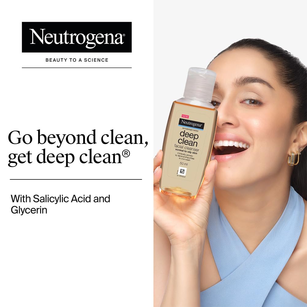 Neutrogena Deep Clean Facial Cleanser, 50ml