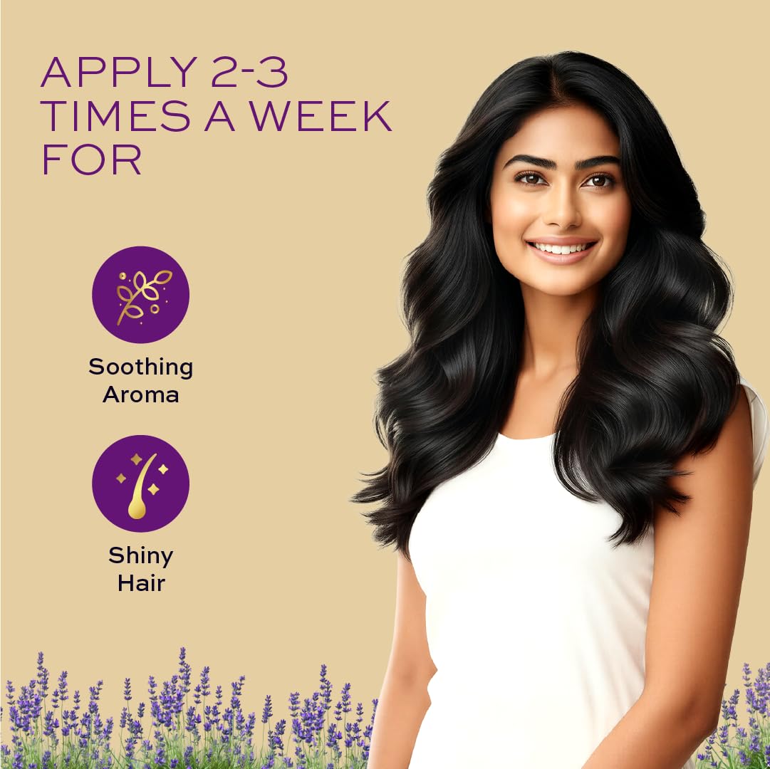 Parachute Advansed Lavender Essential Oil 14ml | 100% Pure | For long & thick hair | Soothing Aroma | Soft & Shiny Hair | Promotes Healthy-Looking Hair