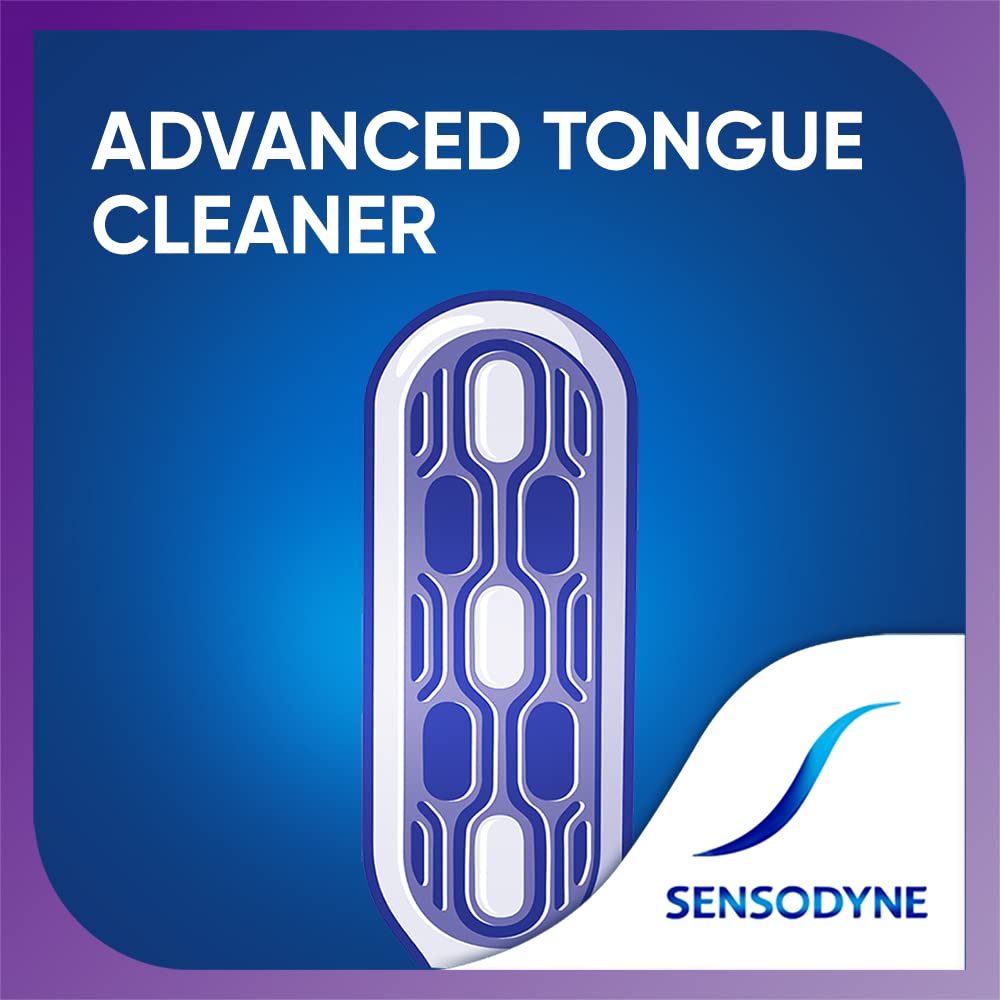 Sensodyne Expert Toothbrush | 20X Slimmer Bristles for Expert Cleaning | Toothbrush Set Pack of 3 (Buy 2 Get 1 Free), Multicolour | Dentist Recommended Brand, Manual, Adult