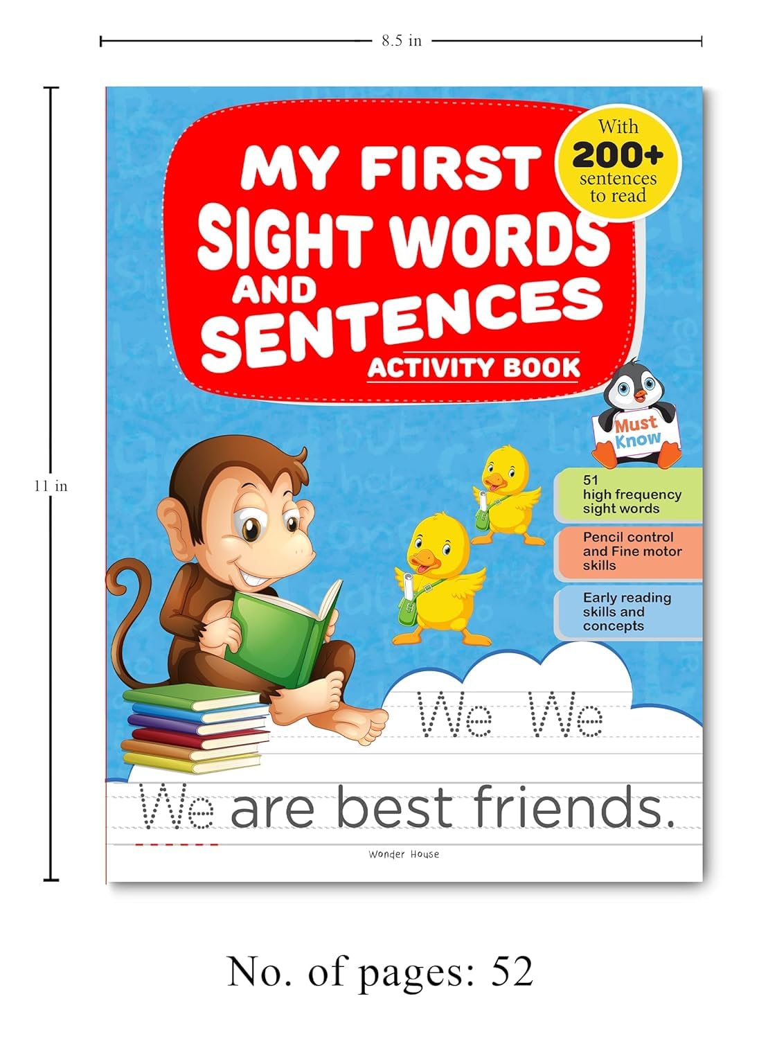 My First Sight Words and Sentences: Activity Book for Children | Paperback – Picture Book