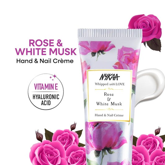 Nykaa Rose & White Musk Hand & Nail Crème 30ml
