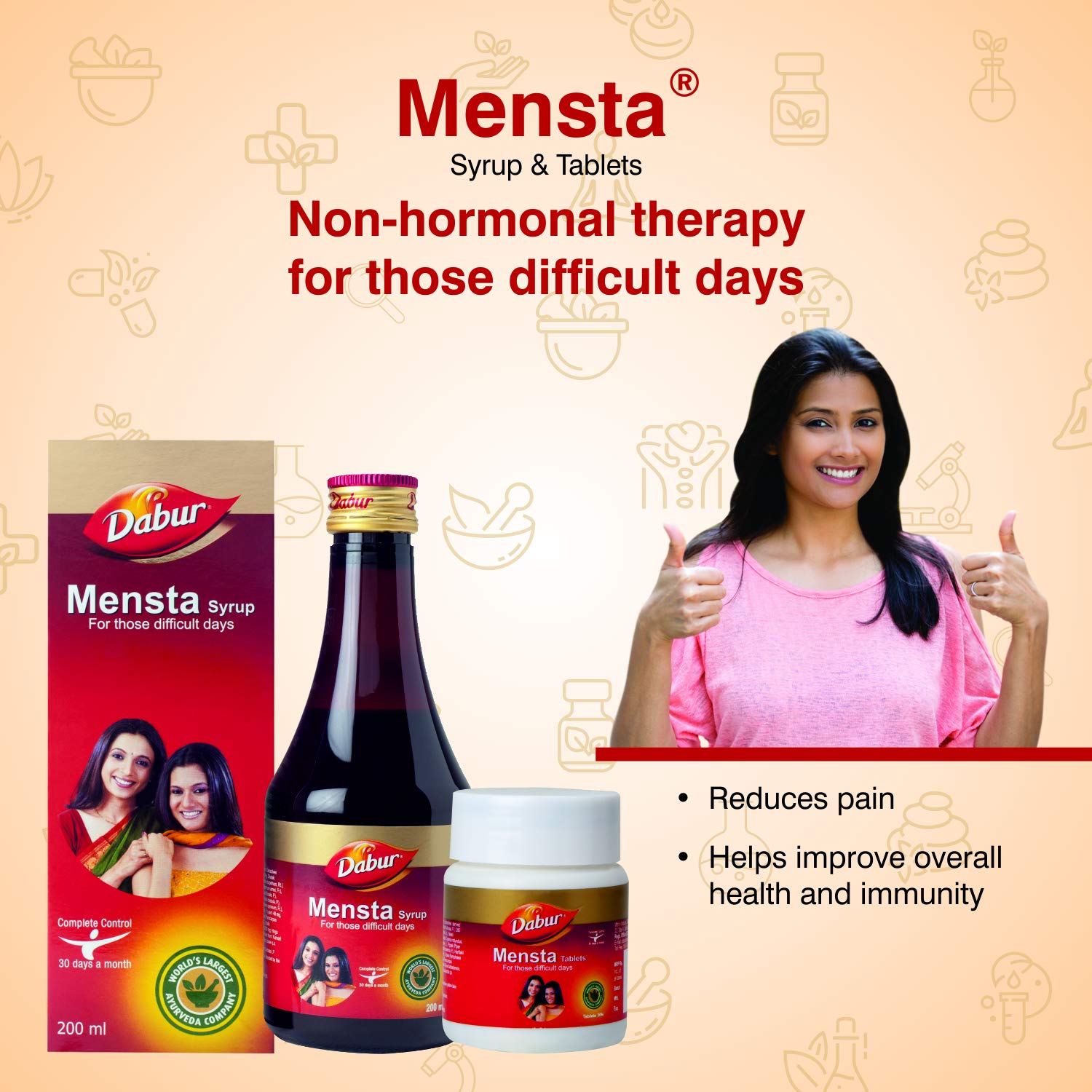 Dabur Ayurvedic Mensta Tablet (30tab)
