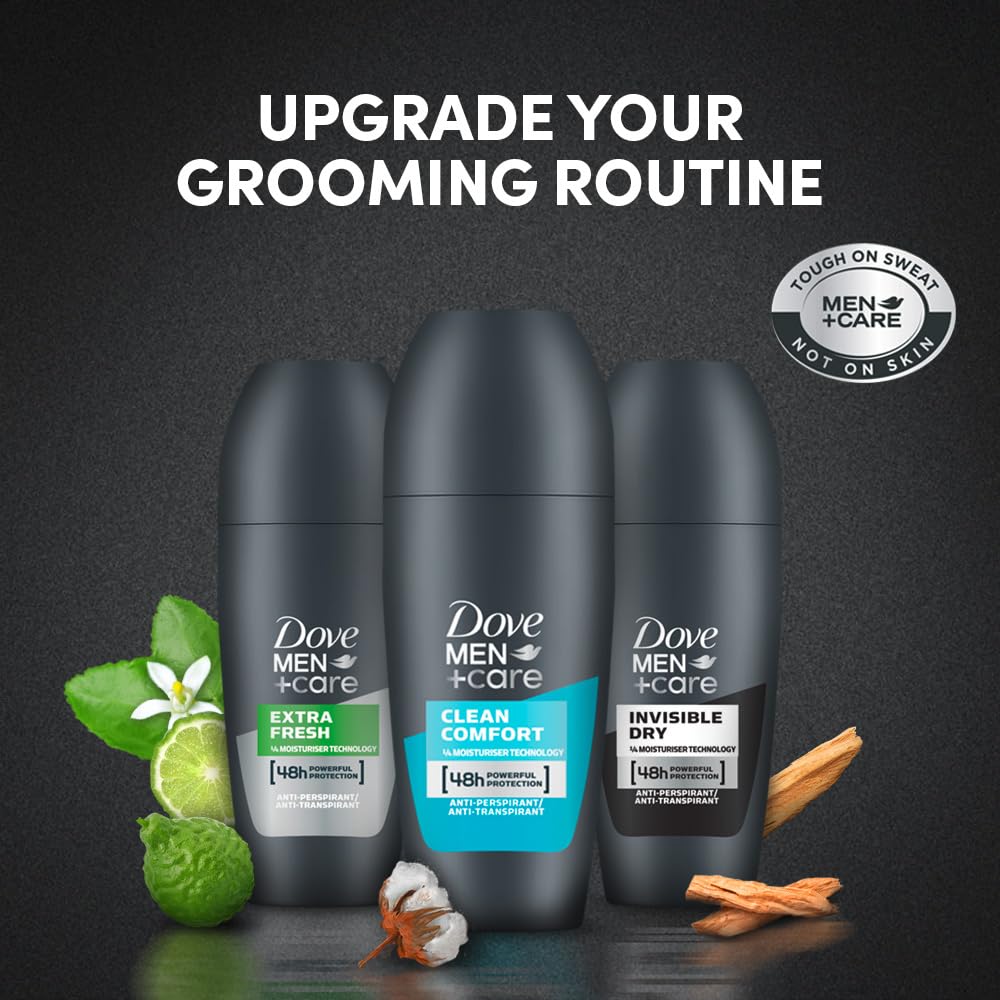 Dove Men + Care Extra Fresh Anti - Perspirant Roll - On - 50 ml