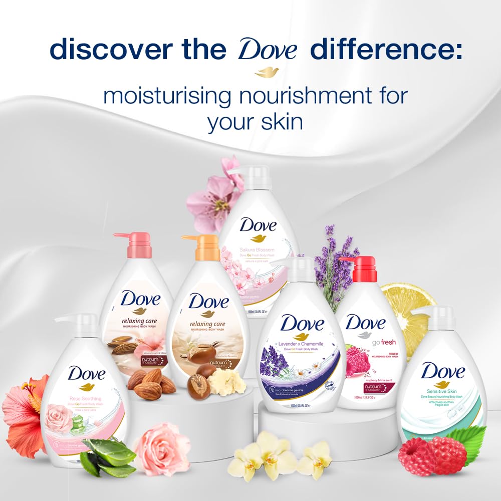Dove Body Wash - Beauty Nourishing For Sensitive Skin - 1000 ml - Pack of 1