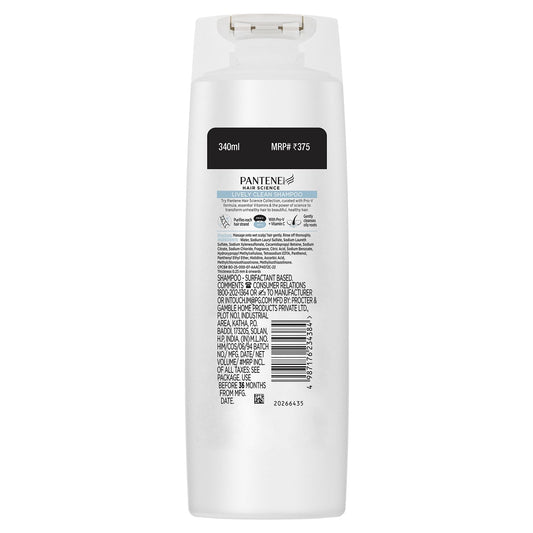 Pantene Advanced Hair Care Solution Lively Clean Shampoo, 400 ml