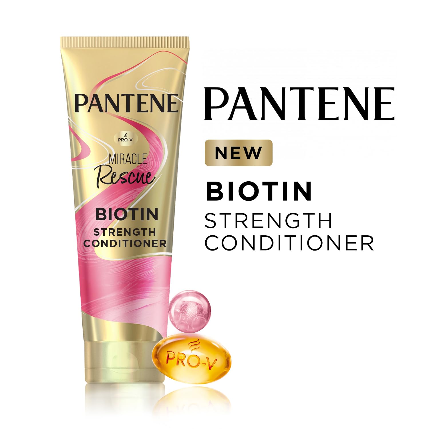 Pantene Miracle Rescue Biotin Strength Conditioner 200ml, 1 Count