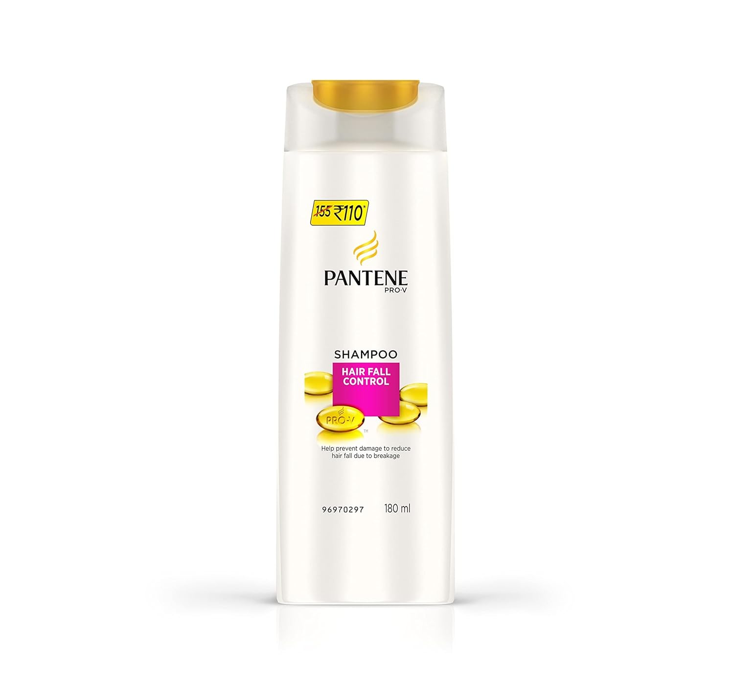 Pantene Hairfall Control Shampoo With Keratin Damage Blockers 180ml