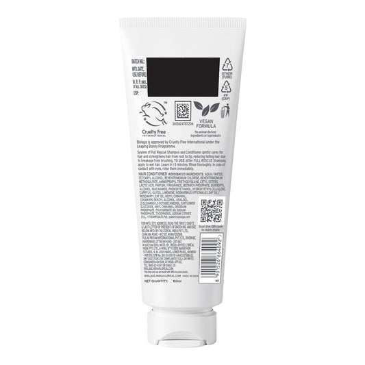 Biolage Full Rescue Professional Conditioner, 74% less breakage & Reduces Hairfall, With Rosemary Oil & Niacinamide I For all hair types I For Women & Men | Vegan & Cruelty-Free