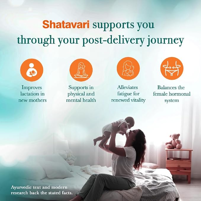 Himalaya Wellness Pure Herbs Shatavari (60 Tablets) For balancing the female hormonal system, breast milk production
