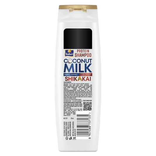 Parachute Advansed Protein Shampoo with Coconut Milk & Shikakai | Up to 96% Hair Fall Reduction & up to 23X Hair Fall Control | Protein Lock Technology | Paraben free | For Men & Women | 170ml