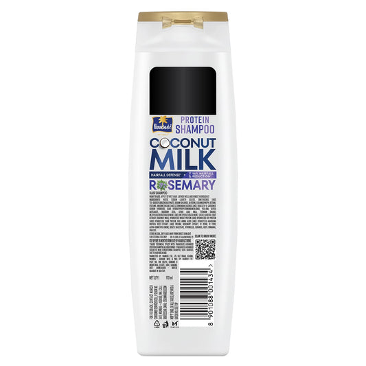 Parachute Advansed Protein Shampoo with Coconut Milk & Rosemary | Up to 96% Hair Fall Reduction & up to 23X Hair Fall Control | Protein Lock Technology | Paraben free | For Men & Women | 170ml