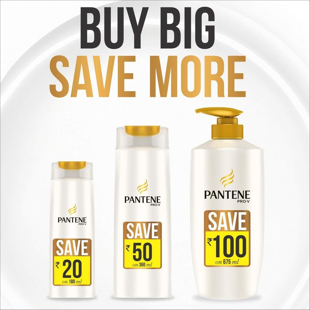Pantene Hairfall Control Shampoo With Keratin Damage Blockers 180ml