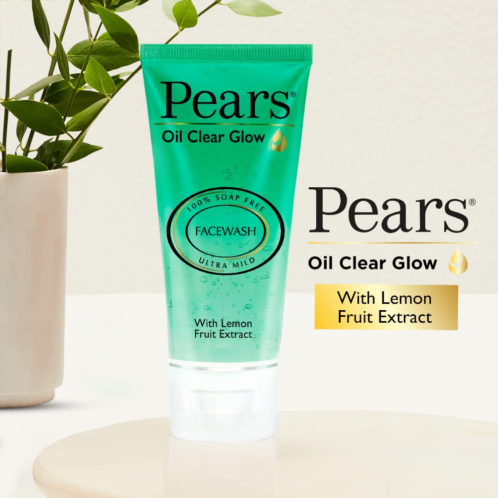 Pears Pure & Gentle Ultra Mild Facewash & Oil Clear Glow Ultra Mild Facewash Combo - Combo