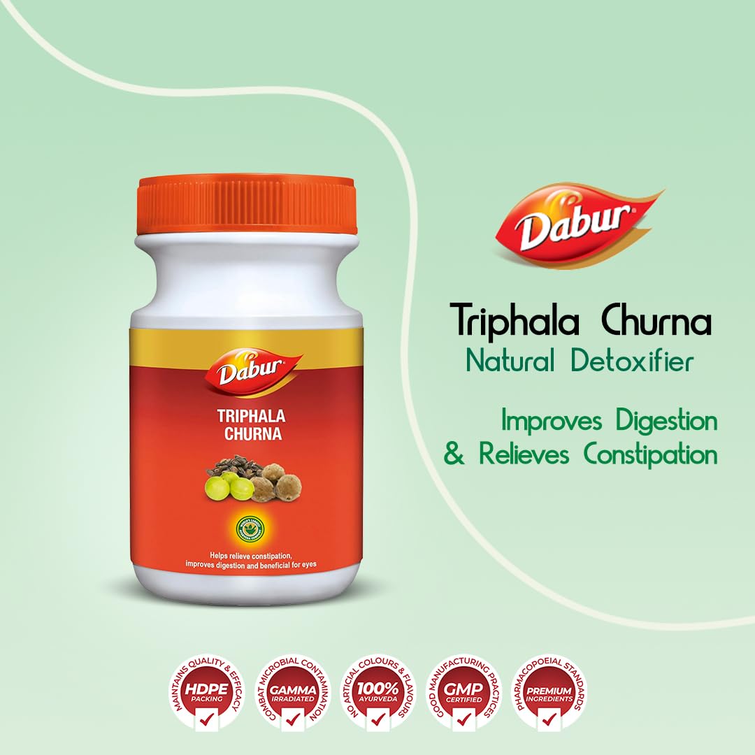 Dabur Triphala Churna Ayurvedic Remedy for Gastro Intestinal Health - 500 g
