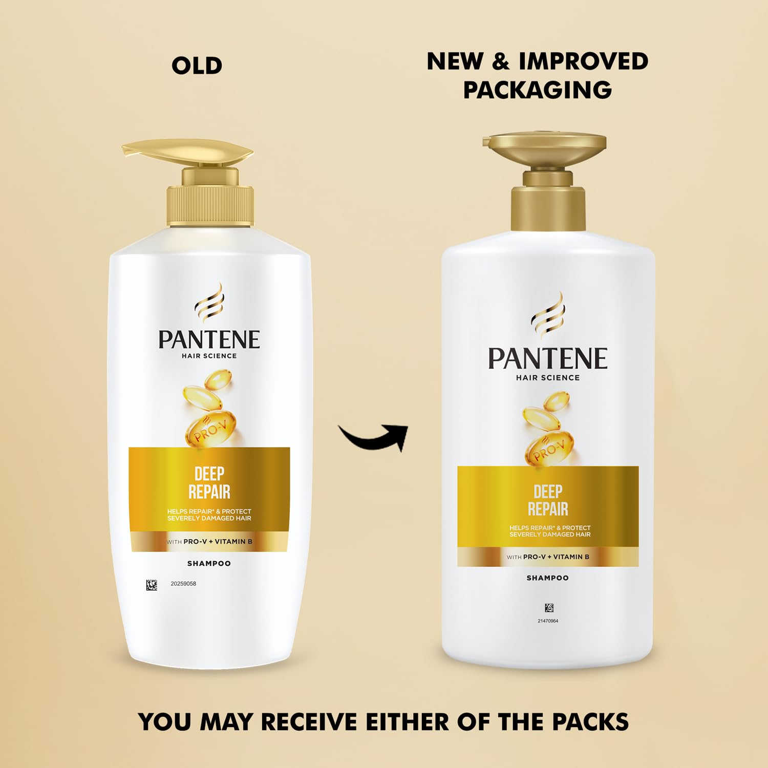 Pantene Hair Science Deep Repair Shampoo 650ml For Damaged Hair