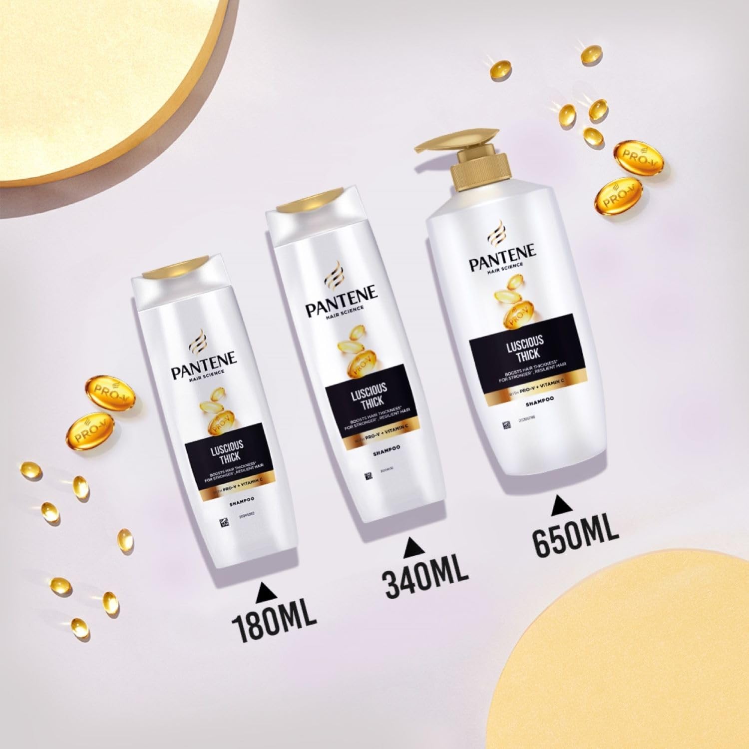 Pantene Advanced Hair Fall Solution Long Black Shampoo For Women 340 Milliliters