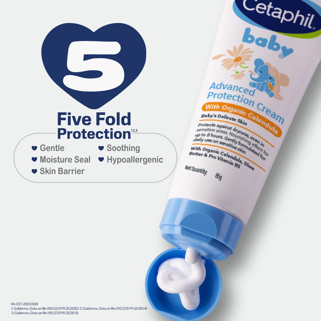 Cetaphil Baby Cream Face And Body Moisturizing Cream With Organic Calendula 85g