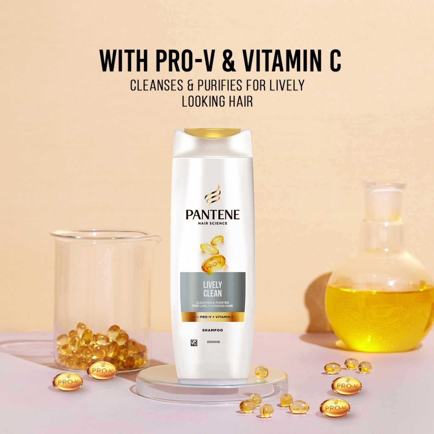 Pantene Advanced Haircare Solution Lively Clean Shampoo For Women 200ml