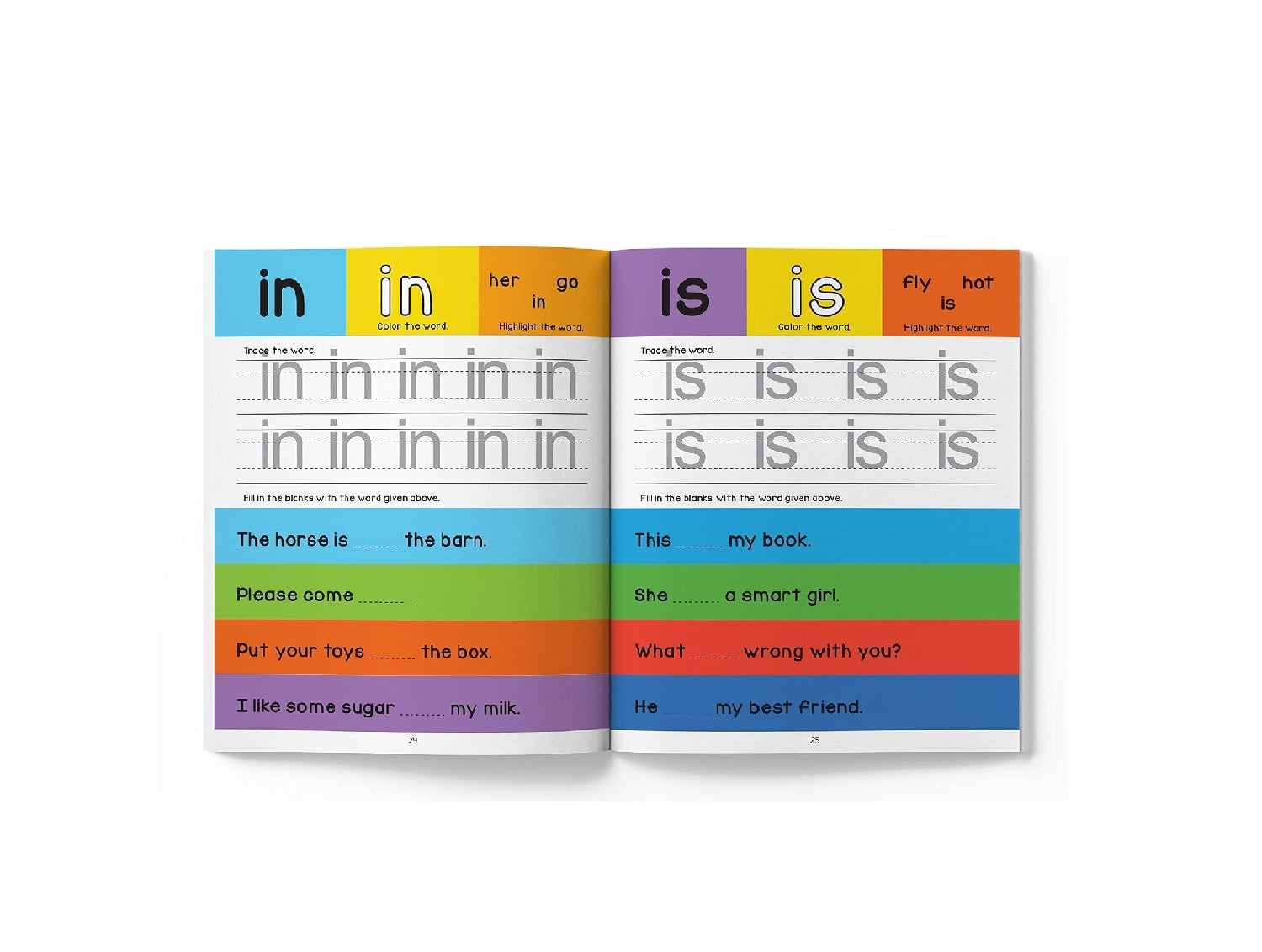 My First Sight Words and Sentences: Activity Book for Children | Paperback – Picture Book