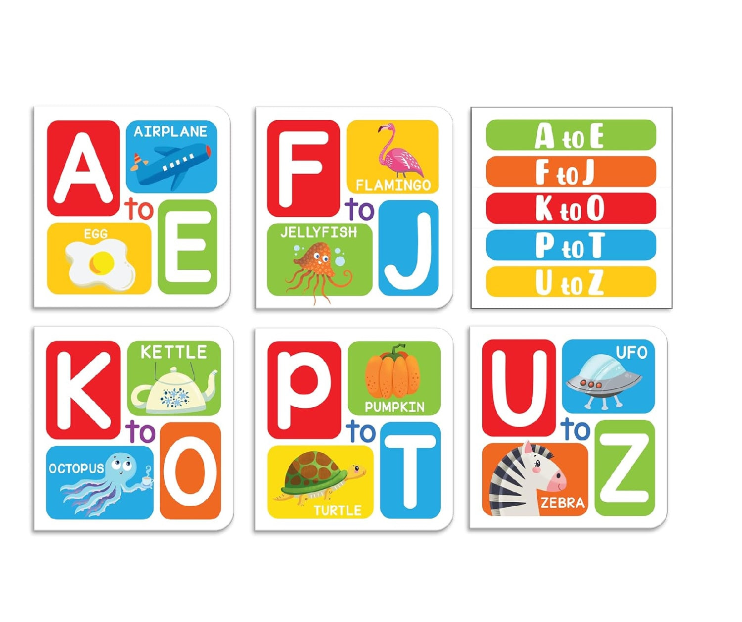 my first A to Z 5 (Mini Board Books) 5 book set